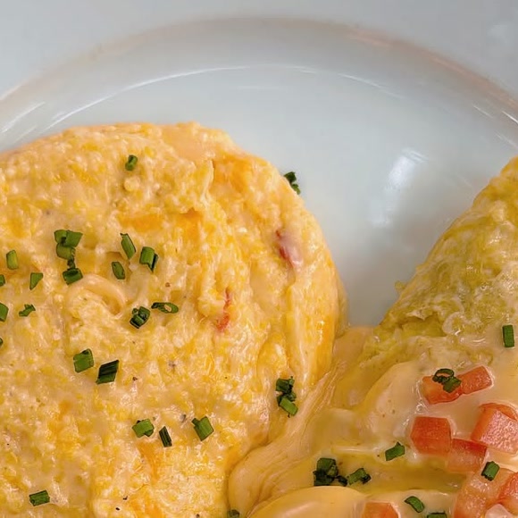Stuffed omelette for brunch