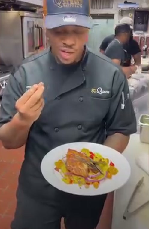 Chef's feature, one of 82 Queen's new dishes